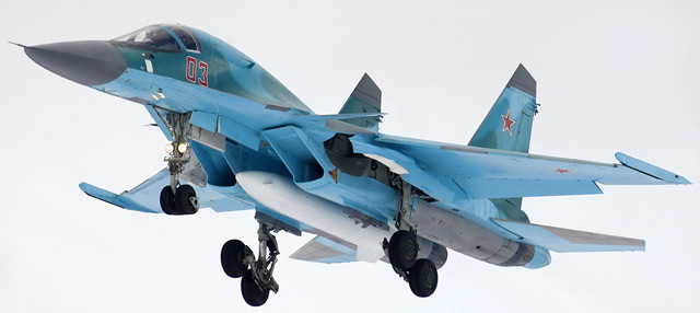 Su-34 con PTB-3000.