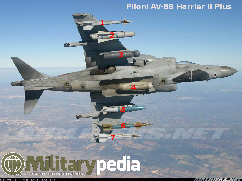 Eduard AV-8B Harrier II Notte Attack Interior Parti di Acquaforte 1:3 2 