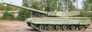 laterale del carro armato object 292 variante del t-80