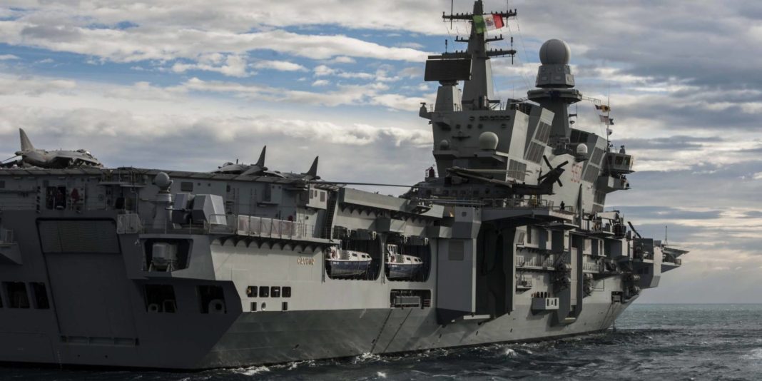 cavour portaerei aircraft carrier italy marina militare italiana